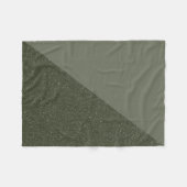 Moss Green Custom Fleece Deken (Voorkant (Horizontaal))