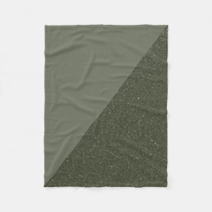 Moss Green Custom Fleece Deken