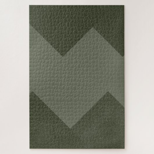 Moss Green Custom Jigsaw Puzzel (Verticaal)