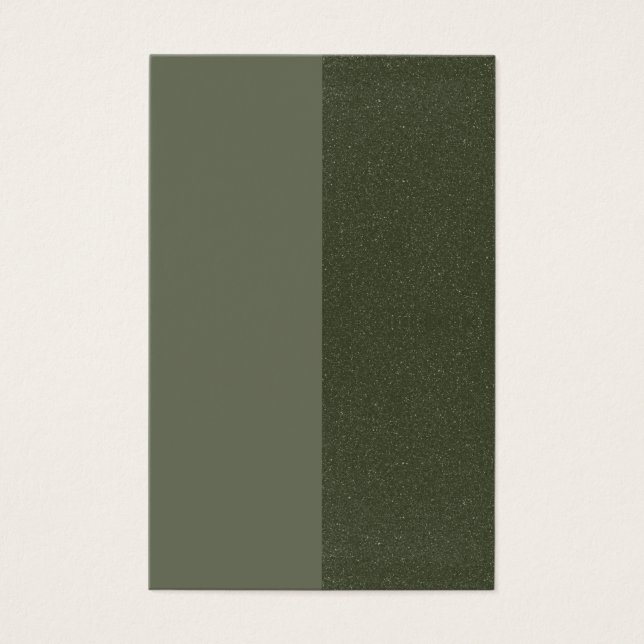 MOSS Green Custom Profile Card Visitekaartje (Voorkant)