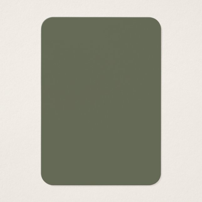 MOSS Green Custom Profile Card Visitekaartje (Voorkant)