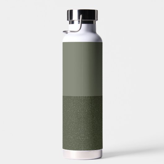 Moss Green Custom Waterfles – Modern Split (Rechts)