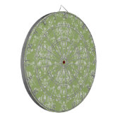 Moss Green Damask Dartbord (Voorkant Links)