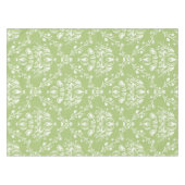 Moss Green Damask Tafelkleed (Voorkant (Horizontaal))