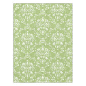 Moss Green Damask Tafelkleed (Voorkant)