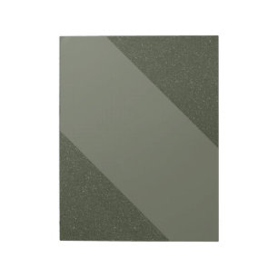Moss Green Diagonal Stripe Notitieblok –
