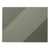 Moss Green Diagonal Stripe Notitieblok –  (Voorkant)