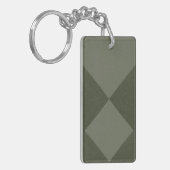 Moss Green Diamond Fade Sleutelhanger -  (Voorkant Links)