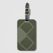 Moss Green Double Diamond Bagagelabel (Voorkant (verticaal))