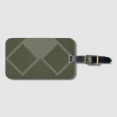 Moss Green Double Diamond Bagagelabel (Voorkant (horizontaal))