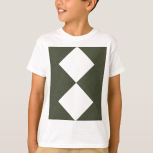 Moss Green Double Diamond Kinder T-shirt - T-shirt