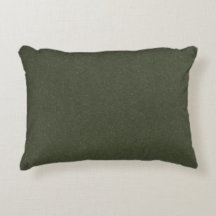 Moss Green Dual Texture Accent Pillow – Aanpassen Kussen