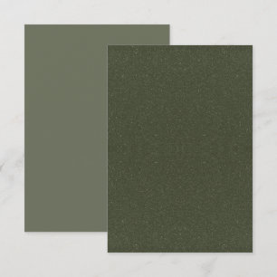 Moss Green Dual-Tone Flat Aankondiging – Aanpassen