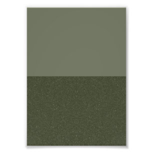 Moss Green Dual Tone Fotovergroting – Aanpassen Foto Afdruk