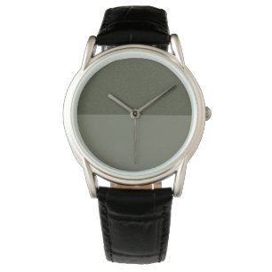 Moss Green Dual Tone Watch Design –  Horloge