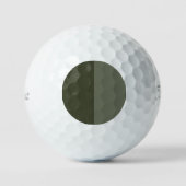 Moss Green Duo Design golfbal –  Golfballen (Voorkant)