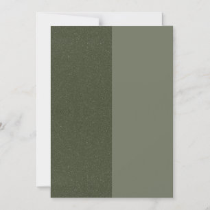 Moss Green Duo Dunne Magnetische Kaart – Uitnodiging