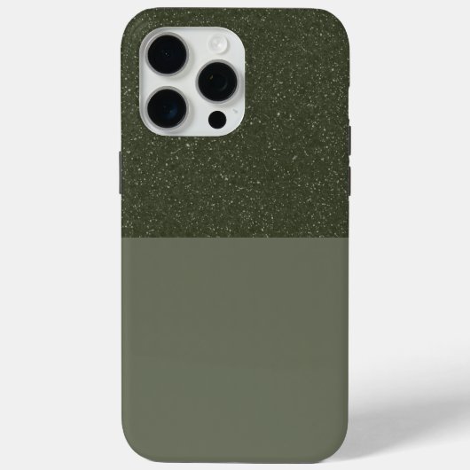 Moss Green Duo iPhone Case (Achterkant)