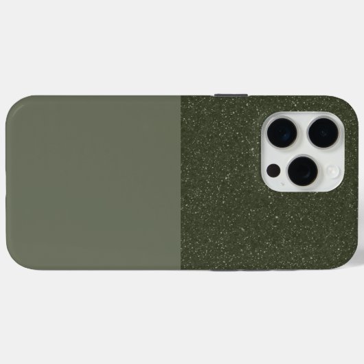 Moss Green Duo iPhone Case (Achterkant (horizontaal))