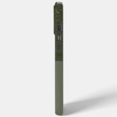 Moss Green Duo iPhone Case (Achterkant / Links)