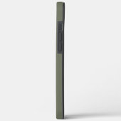Moss Green Duo-Texture iPhone 12 Pro Max Hoesje (Achterkant / Links)