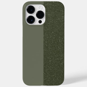 Moss Green Duo Texture iPhone 14 Pro Max Hoesje