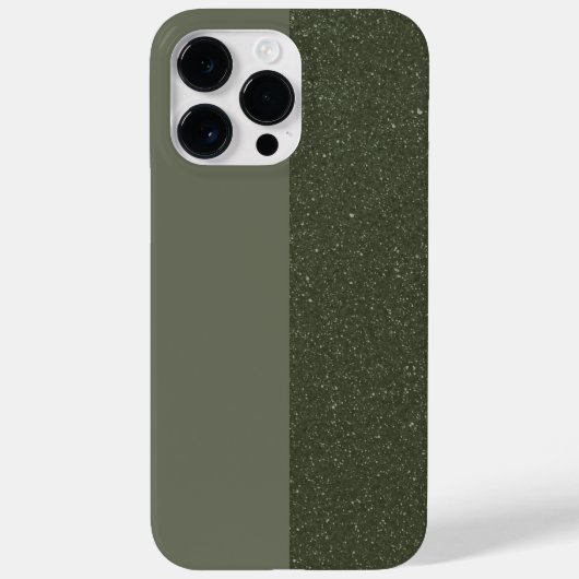 Moss Green Duo Texture iPhone 14 Pro Max Hoesje (Achterkant)