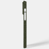 Moss Green Duo Texture iPhone 14 Pro Max Hoesje (Achterkant / Links)