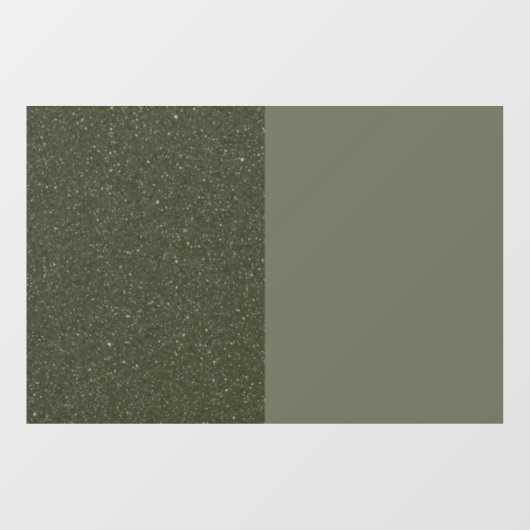 Moss Green Duo Texture Window Cling – Raamsticker (Vel)