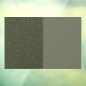 Moss Green Duo Texture Window Cling – Raamsticker (Vel 3)