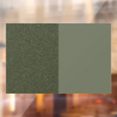 Moss Green Duo Texture Window Cling – Raamsticker (Vel 2)