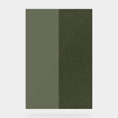 Moss Green Duo-Tone Acryl Plaque – Bord (Voorkant)