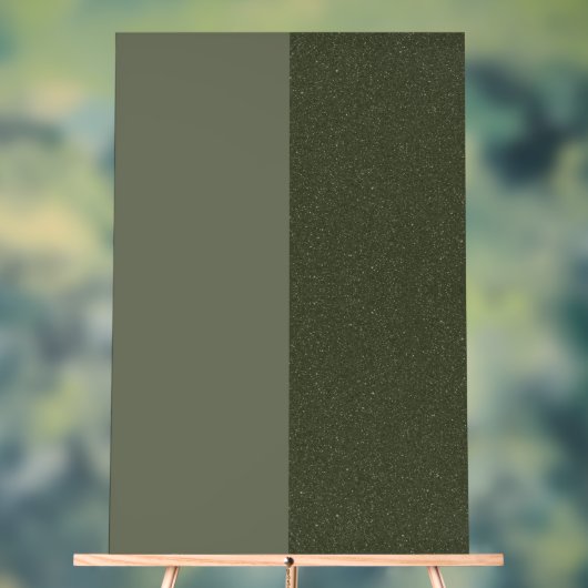 Moss Green Duo-Tone Acryl Plaque – Bord (Neutraal)