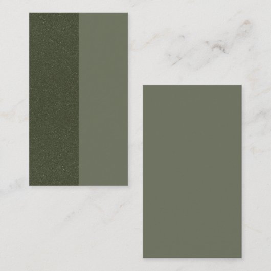 Moss Green Duo-Tone Custom Referral Kaart (Voorkant / Achterkant)