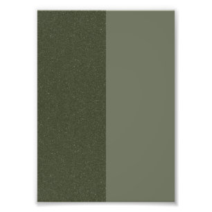 Moss Green Duo-Tone Foto Vergroting – Aanpassen Afdruk