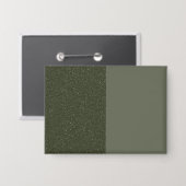 Moss Green Duo-Tone Rectangle Button – Aanpassen (Voorkant / Achterkant)
