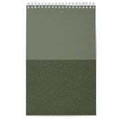 Moss Green Duo-Tone wandkalender Kalender (Hoes)