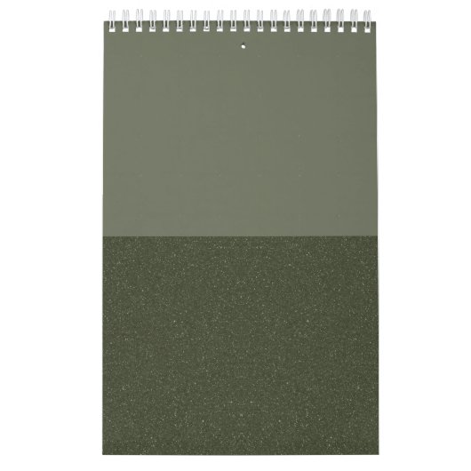 Moss Green Duo-Tone wandkalender Kalender (Hoes)