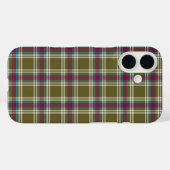 Moss Green en Paarse Plaid Case-Mate iPhone Case (Achterkant (horizontaal))