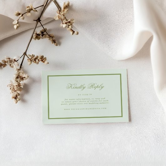 Moss Green Estate Online RSVP Kaart