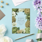 Moss Green, Fern Mist & Pale Pistachio Wedding Acryl Uitnodigingen (Insitu (Huwelijk))