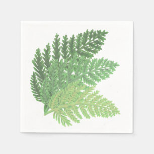 Moss Green Fern Servetten