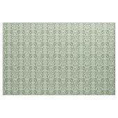 Moss Green Floral Damask Stof (Yard (91,4 cm))