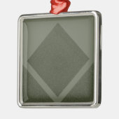 Moss Green Framed Diamond Ornament (Links)