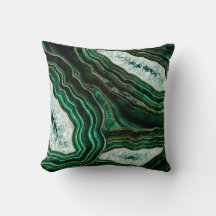 Moss Green Geode en Crystals Digital Art