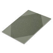 Moss Green Geometric Custom Notitieblok – (Schuin)