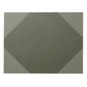 Moss Green Geometric Custom Notitieblok – (Voorkant)