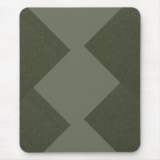 Moss Green Geometric Mousepad Muismat (Voorkant)
