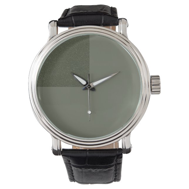 Moss Green Geometric Watch –  Horloge (Voorkant)