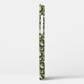 Moss Green Glamorous Leopard Spots Animal Print Case-Mate iPhone Case (Achterkant / Links)